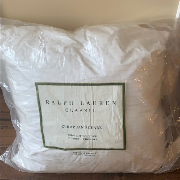 Ralph Lauren European square pillows (2) new - Picture 2 of 2